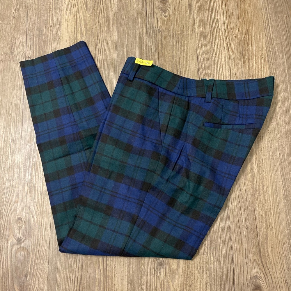 Jcrew tartan pants sz 0 plaid
